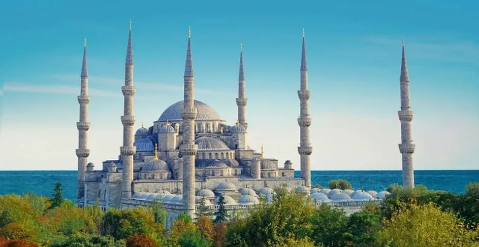 Istanbul historical monuments 360 view